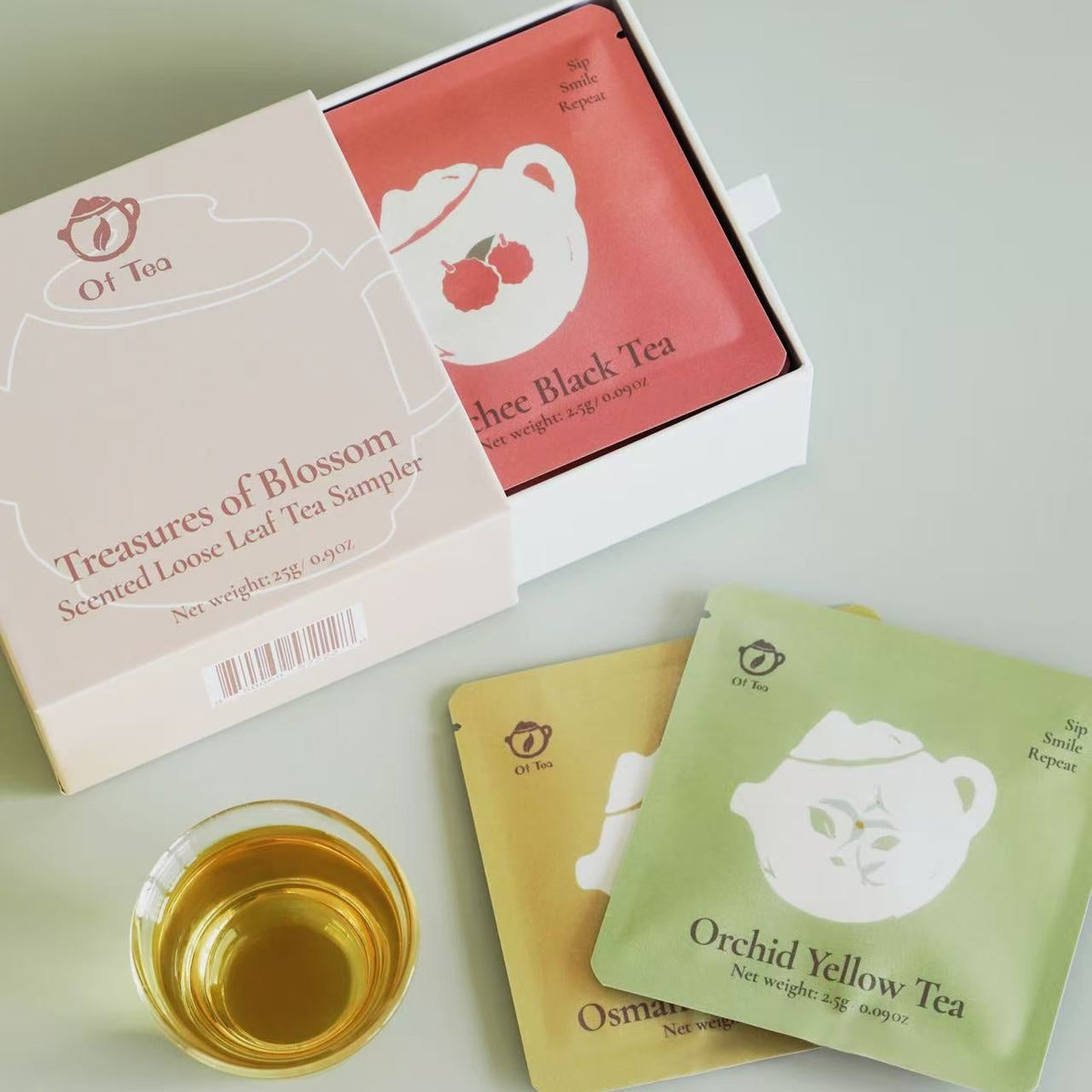 Treasures of Blossom: Scented Loose Leaf Tea Box